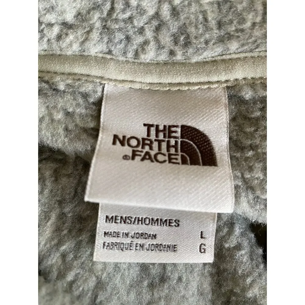 NWT The North Face Gordon Lyons 1/4 Zip Sweater Pullover Granite Gray Large